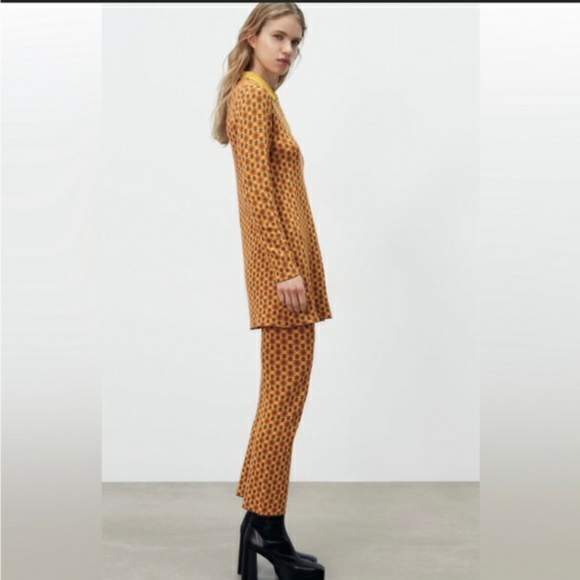 NEW ZARA knit boho pants Small - Picture 3 of 11
